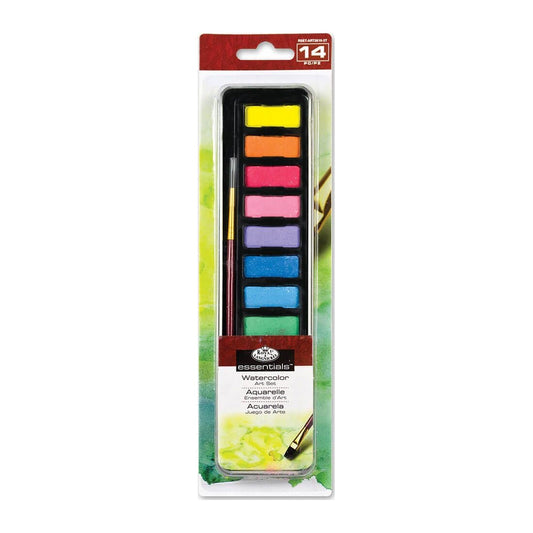 ESTOJO AQUARELA ROYAL LANGNICKEL 12 CORES + PINCEL ART2610