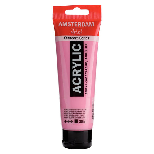 ACRILICA TALENS AMSTERDAM 120ml 385 ROSA QUINACRIDONA CLARO