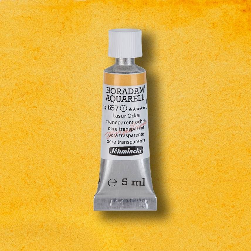 AQUARELA SCHMINCKE HORADAM 5ml 657 Transparent Ochre S1
