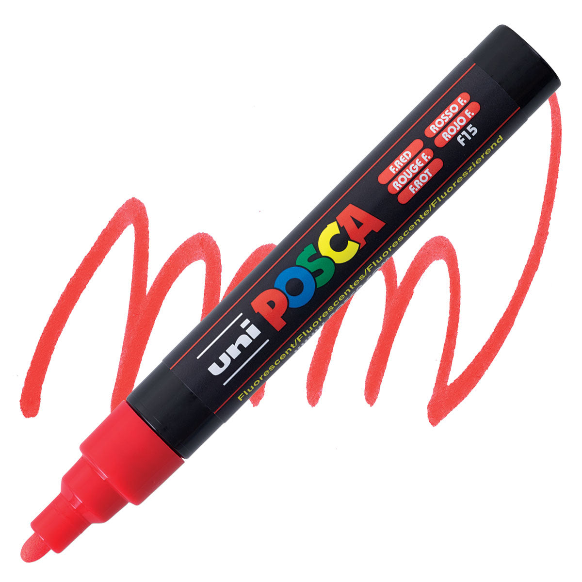 CANETA POSCA PC-5M F15 FLUO VERMELHO