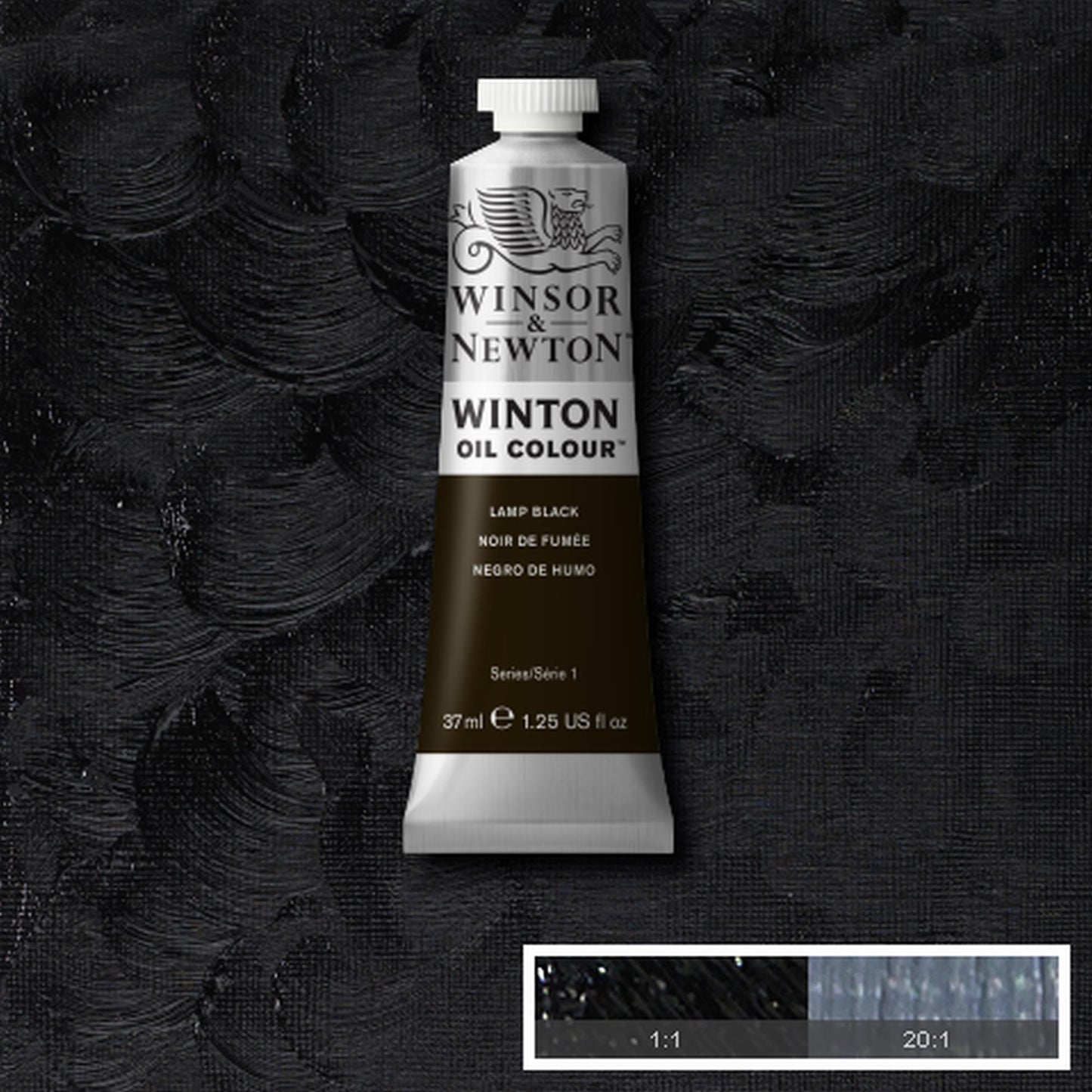 OLEO WINSOR NEWTON WINTON 37ML 337 LAMP BLACK