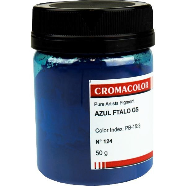 PIGMENTO PURO CROMACOLOR 124 PHTHALO BLUE GS PB-15:3 50g