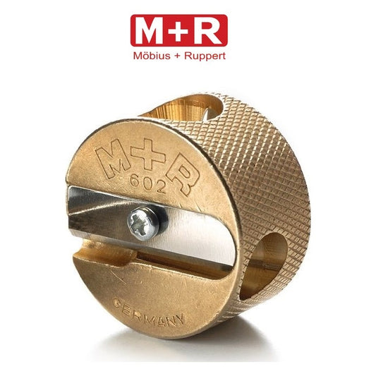 APONTADOR DUPLO M+R CLASSIC 602 LATÃO PESADO