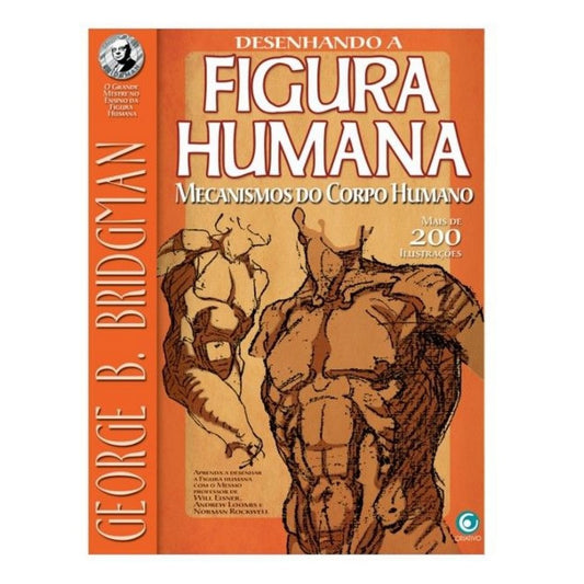 LIVRO "DESENHANDO FIGURA HUMANA - MECANISMOS CORPO" BRIDGMAN