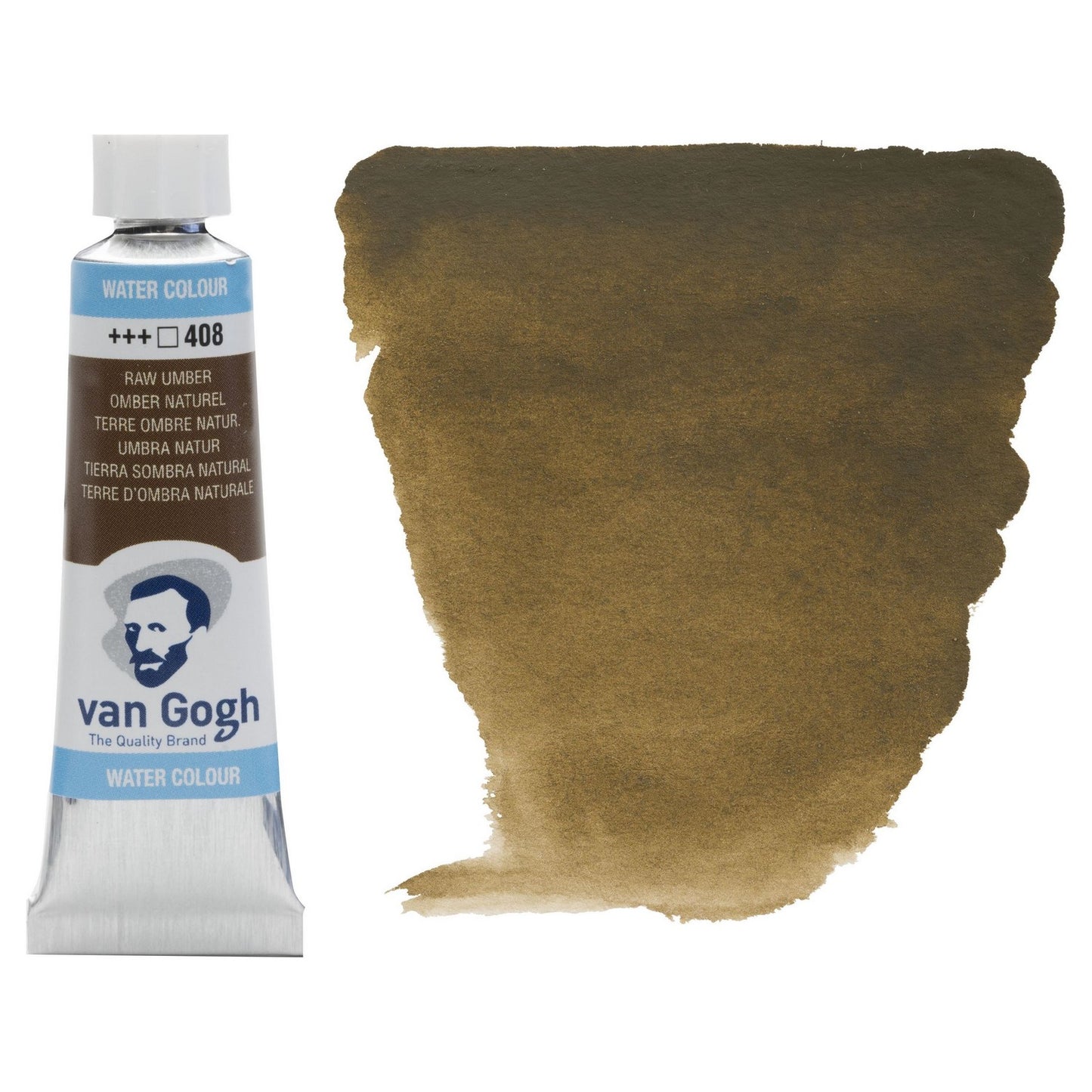 AQUARELA TALENS VAN GOGH 408 RAW UMBER 10ML