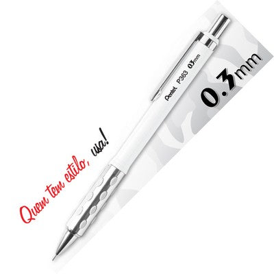 LAPISEIRA 0,3mm PENTEL P363 BRANCA