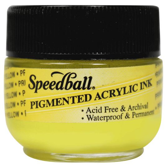 TINTA CALIGRAFIA SPEEDBALL 12ML 3111 AMARELO