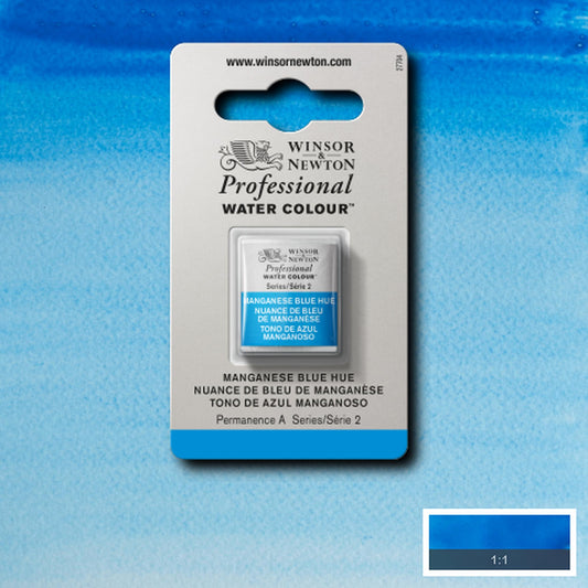 AQUARELA WINSOR NEWTON ARTISTS H PAN 379 MANGANESE BLUE S2
