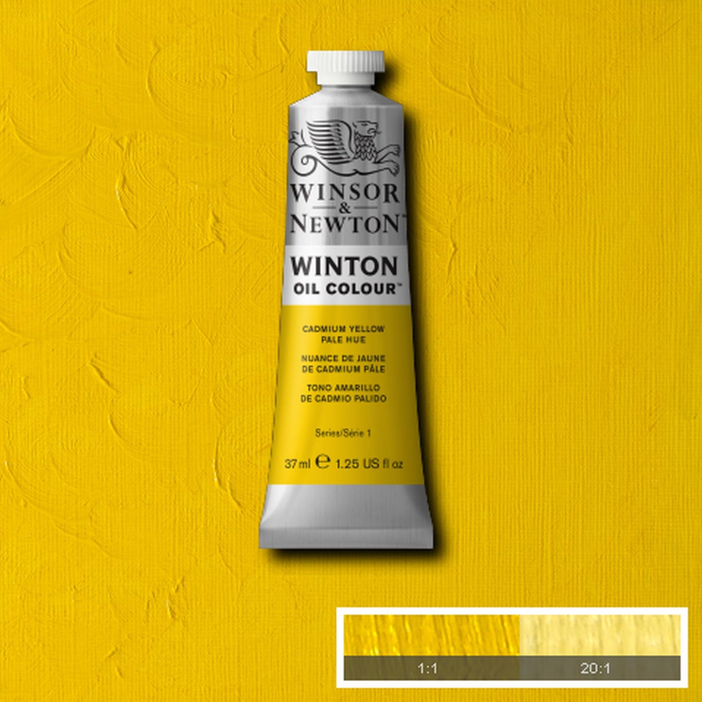 OLEO WINSOR NEWTON WINTON 37ML 119 CADMIUM YELLOW PALE HUE