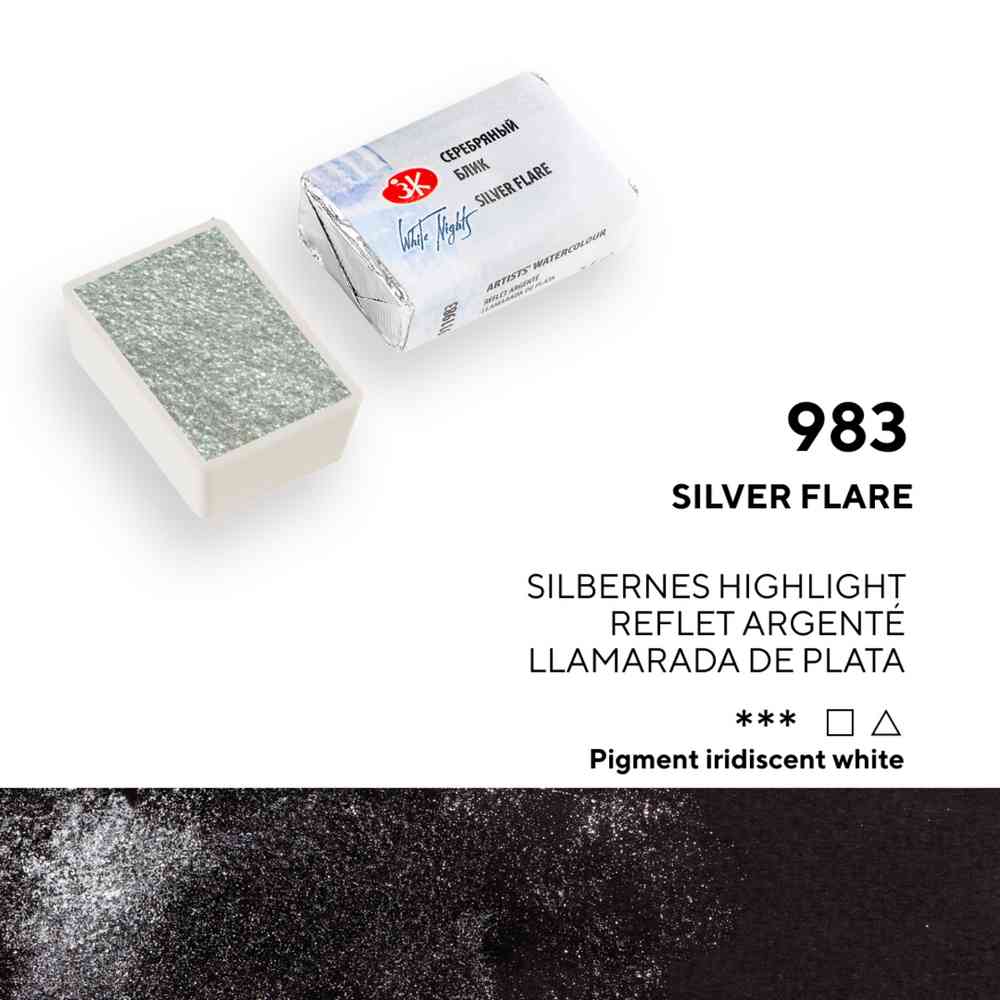 AQUARELA WHITE NIGHTS 983 CINTILANTE SILVER FLARE