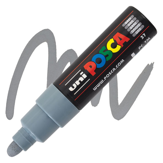 CANETA POSCA PC-7M 37 CINZA