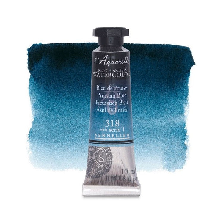AQUARELA SENNELIER L'AQUARELLE 318 PRUSSIAN BLUE 10ML S1