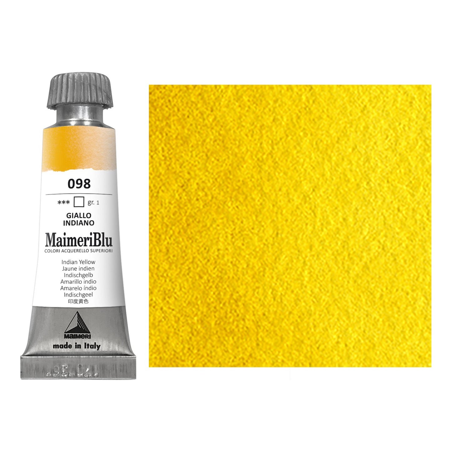 AQUARELA MAIMERIBLU ARTISTS 098 INDIAN YELLOW 12ML S1