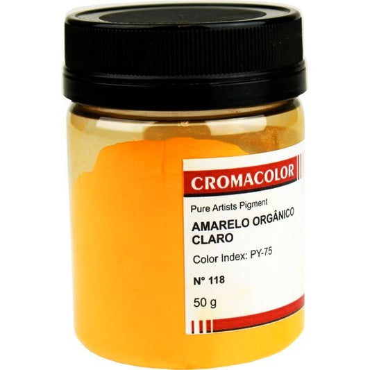 PIGMENTO PURO CROMACOLOR 118 YELLOW LIGHT ORGANIC PY-75 50g