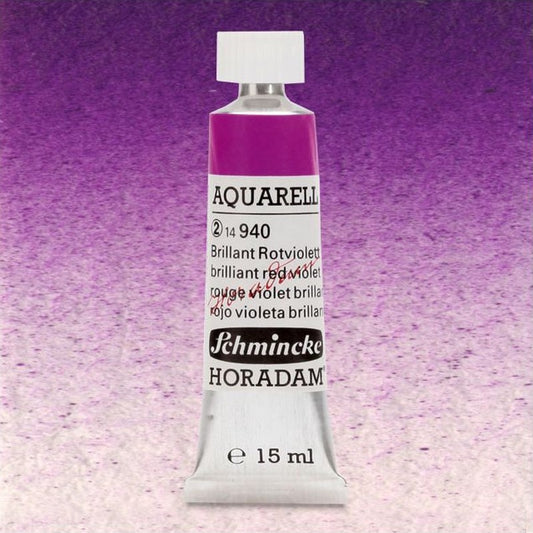 AQUARELA SCHMINCKE HORADAM 15ml 940 Brilliant Red Violet S3