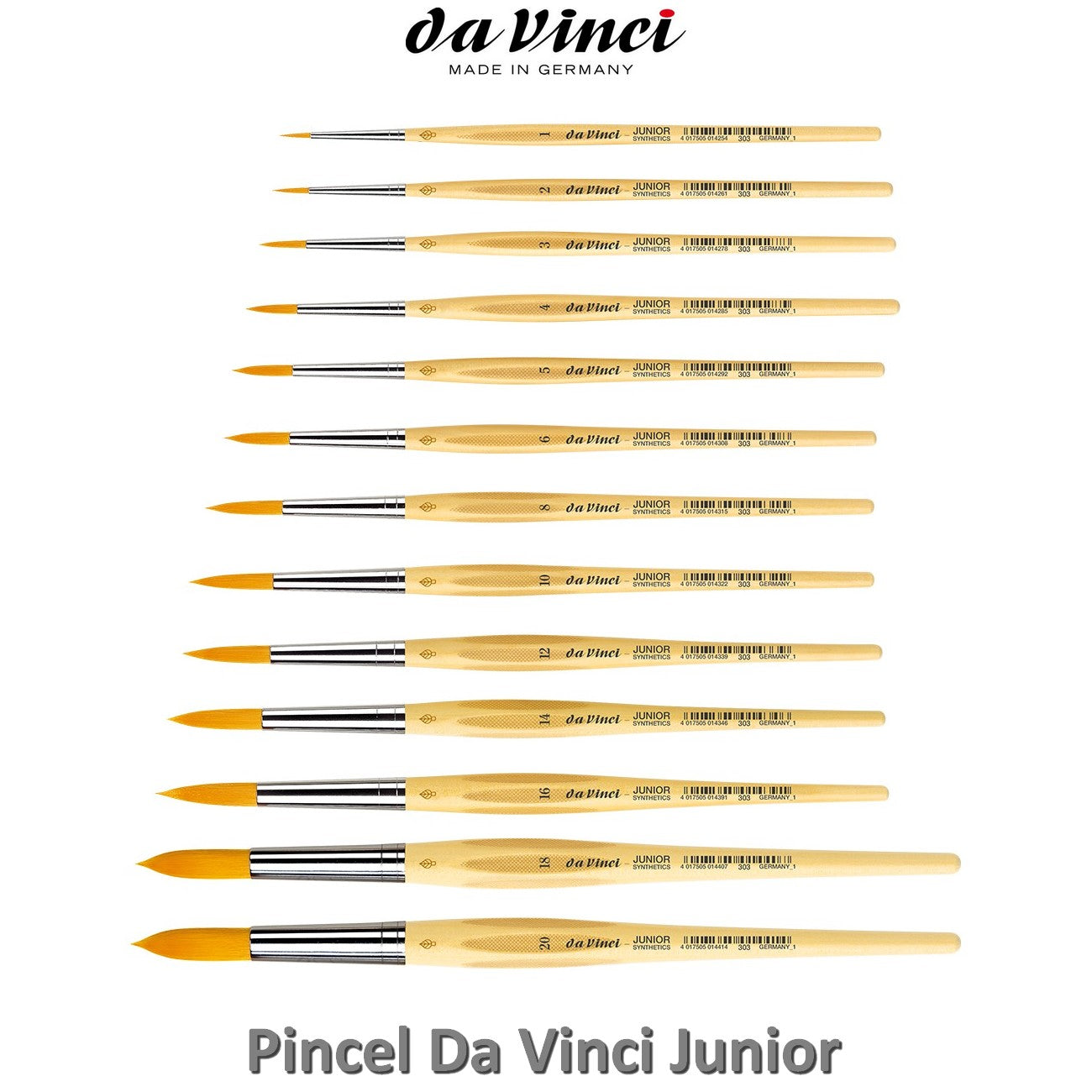 PINCEL DA VINCI JUNIOR 303X03 SINTETIC