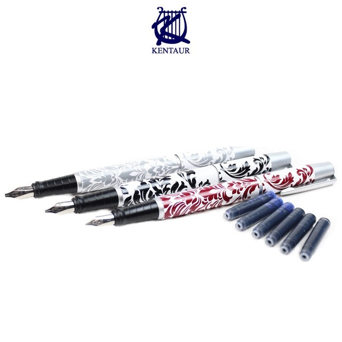 ESTOJO CALIGRAFIA KENTAUR GZ1210 C/ CANETAS + REFIL