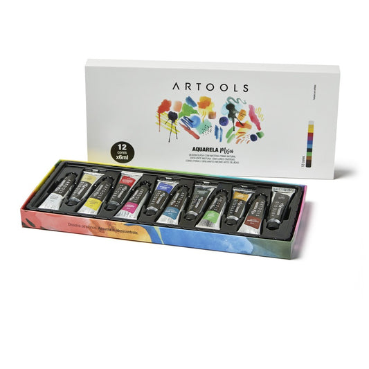 ESTOJO AQUARELA ARTOOLS MISCI 12 TUBOS 610610