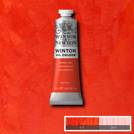 OLEO WINSOR NEWTON WINTON 37ML 603 SCARLET LAKE