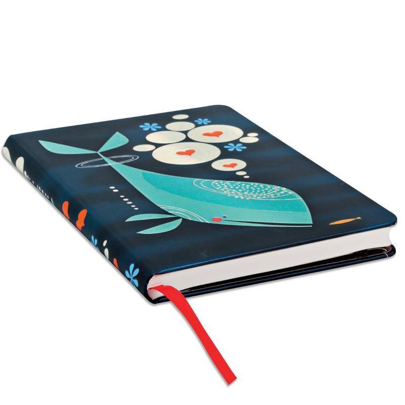 PAPERBLANKS WHALE AND FRIEND MIDI SEM PAUTA PB3557-2