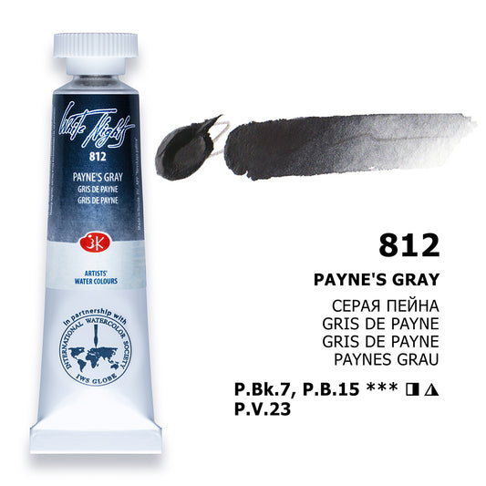 AQUARELA WHITE NIGHTS 812 PAYNE´S GREY 10ML S1