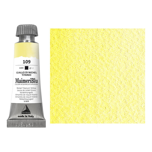 AQUARELA MAIMERIBLU ARTISTS 109 NICKEL TITANATE YELLOW 12ML S2