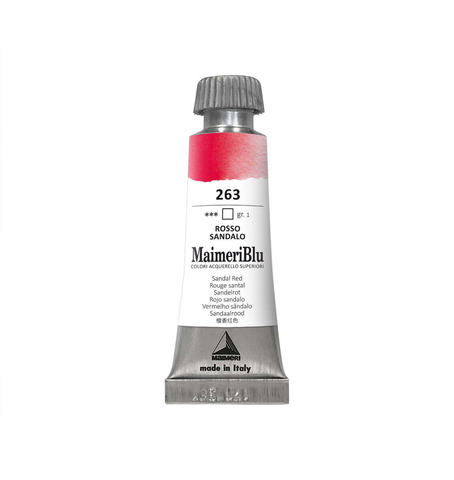 AQUARELA MAIMERIBLU ARTISTS 263 SANDAL RED 12ML S1