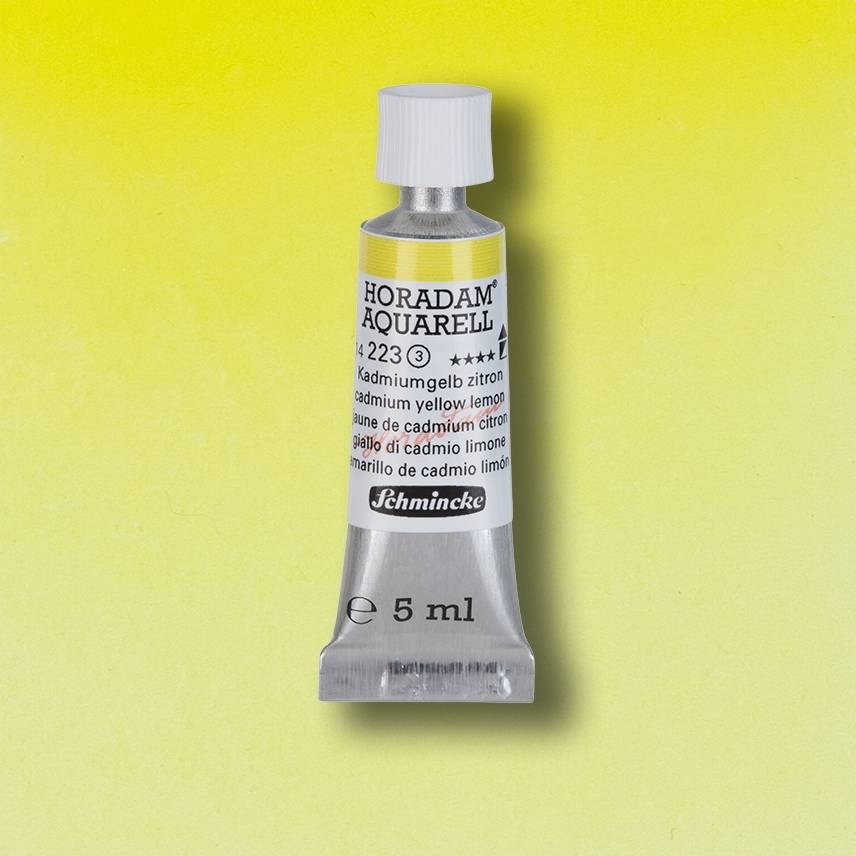 AQUARELA SCHMINCKE HORADAM 5ml 223 Cadmium Yellow Lemon S3