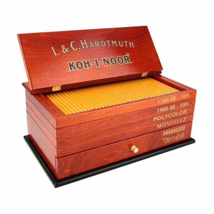 ESTOJO LAPIS KOH-I-NOOR MADEIRA ASSORTIMENTO DE ARTE 8896