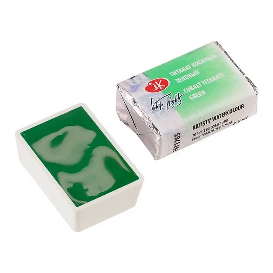 AQUARELA WHITE NIGHTS 765 COBALT TITANATE GREEN Granulados FULL PAN