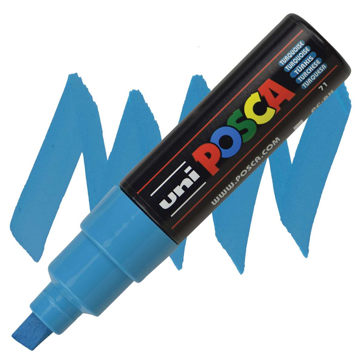 CANETA POSCA PC-8K 71 AZUL TURQUESA