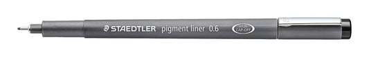 CANETA STAEDTLER PIGMENT LINER 0.6MM PRETO