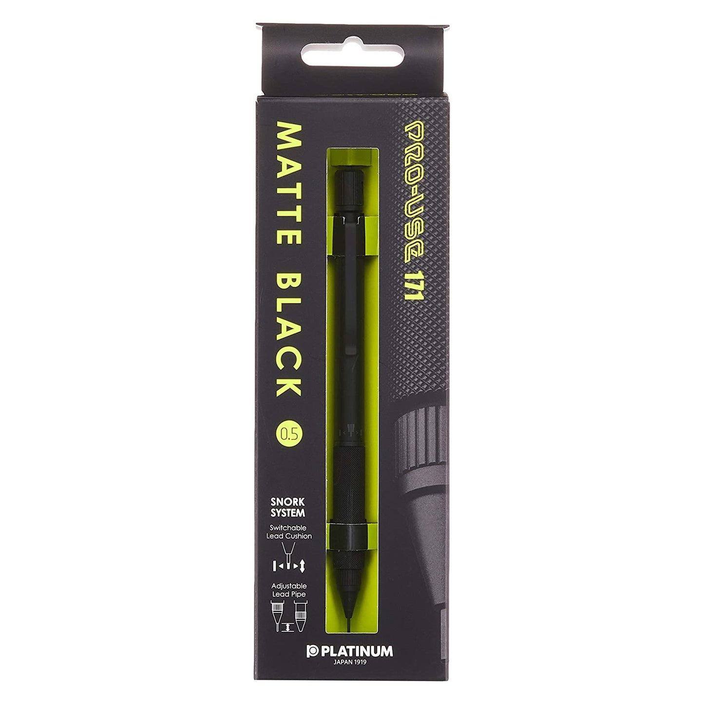 LAPISEIRA 0,5mm PLATINUM MATTE BLACK MSDA-2500B 1