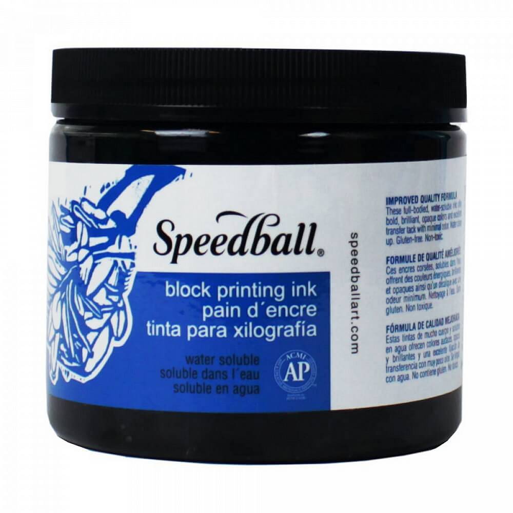 TINTA XILO/LINO WATER-BASED SPEEDBALL 473ml 3700 BLACK