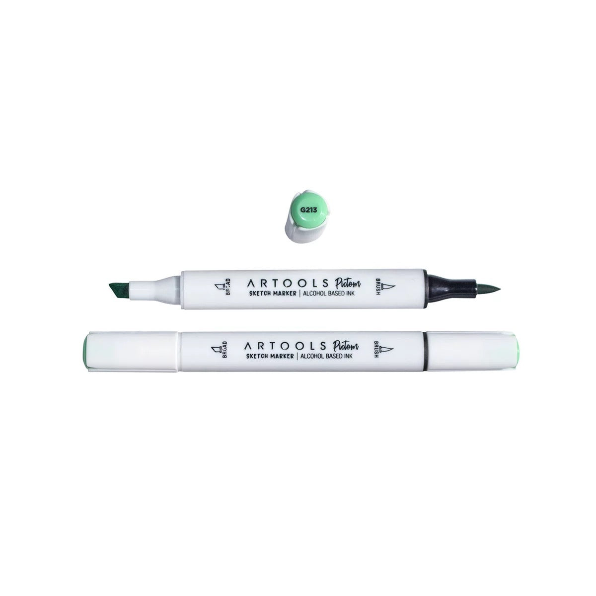 MARCADOR ARTOOLS PICTOM PONTA DUPLA NEPTUNE GREEN (G213)