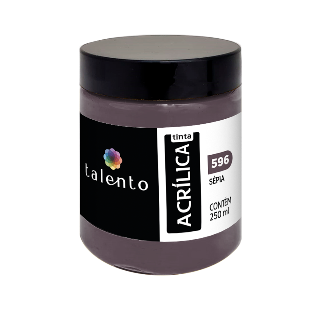 ACRILICA TALENTO 250ML 596 SEPIA