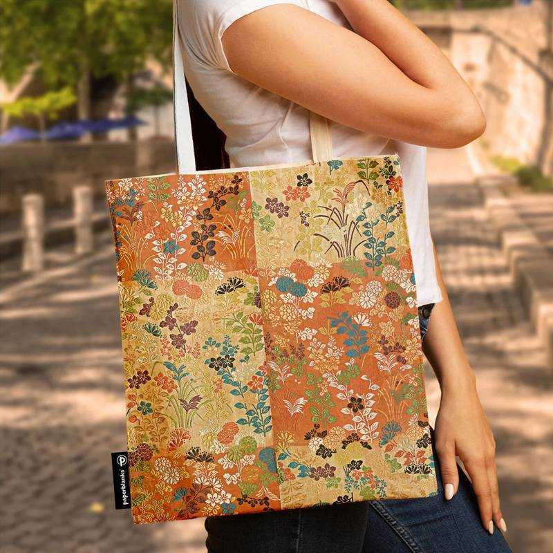 SACOLA CANVAS BAG PAPERBLANKS BAG KARA-ORI 9328-2