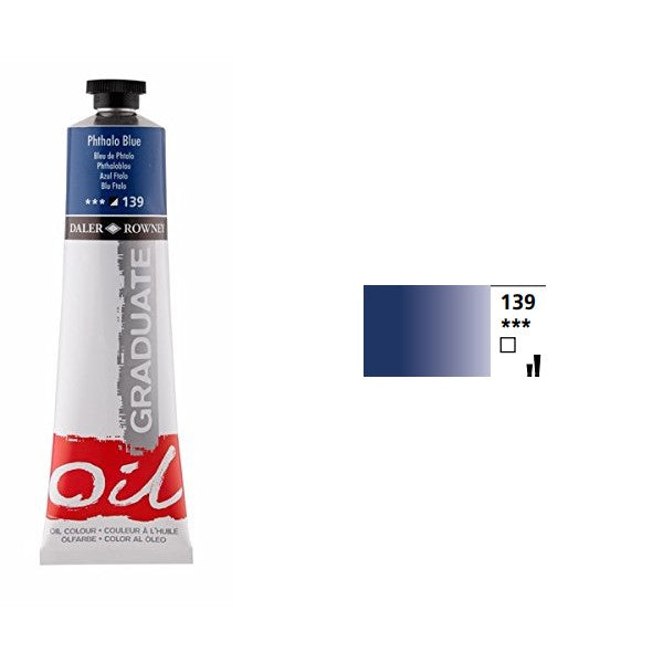 OLEO DALER ROWNEY GRADUATE 38ML 139 PHTHALO BLUE