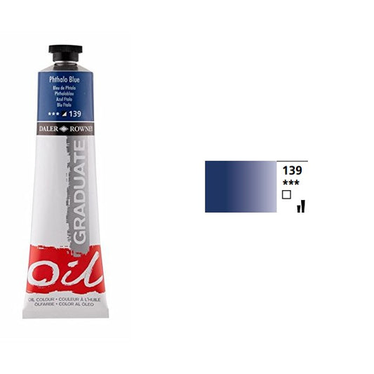 OLEO DALER ROWNEY GRADUATE 38ML 139 PHTHALO BLUE