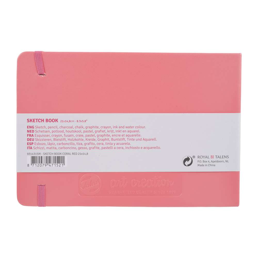 SKETCHBOOK TALENS CORAL 21X15 80FLS