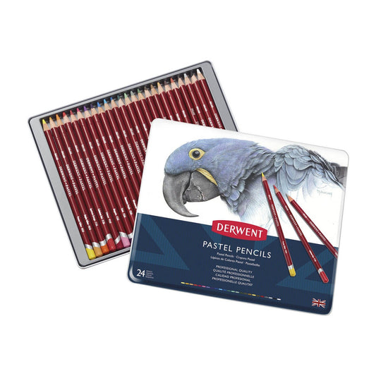 LAPIS PASTEL DERWENT 24 CORES