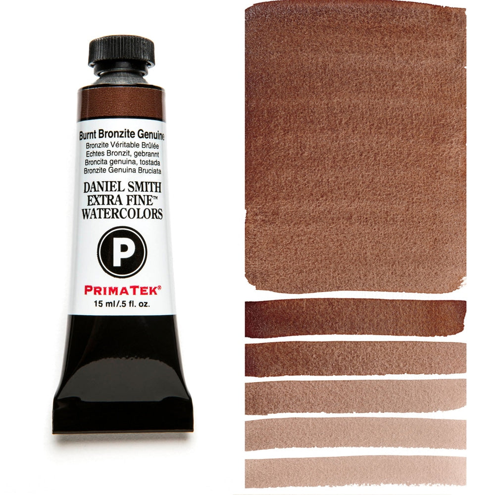 AQUARELA DANIEL SMITH 15ml EXTRA FINE Burnt Bronzite Genuine 204 (Primatek)