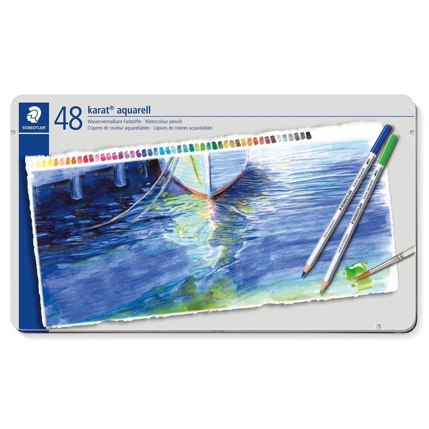 LAPIS AQUARELAVEL STAEDTLER KARAT 48 CORES