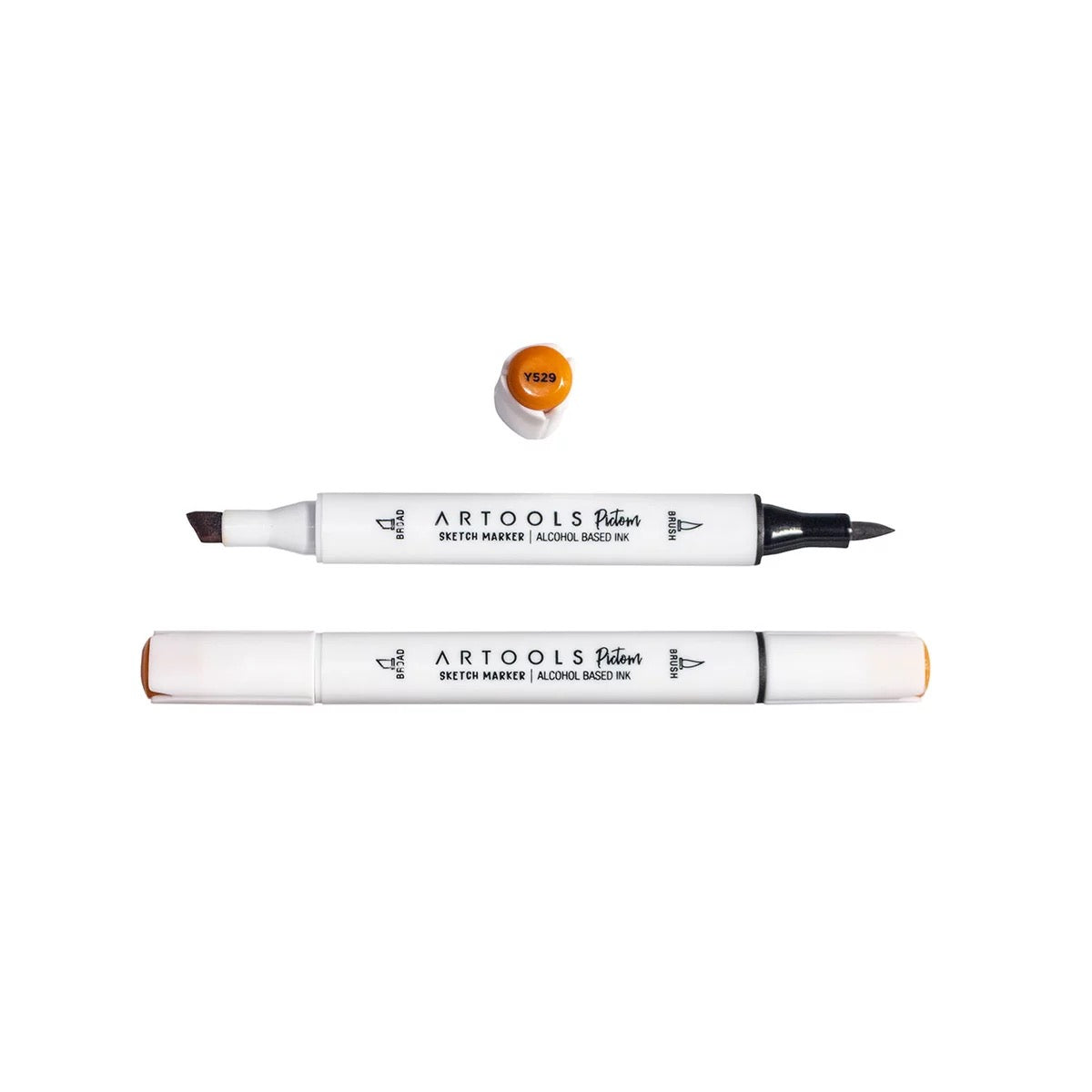 MARCADOR ARTOOLS PICTOM PONTA DUPLA DEEP YELLOW ORCHE (Y529)