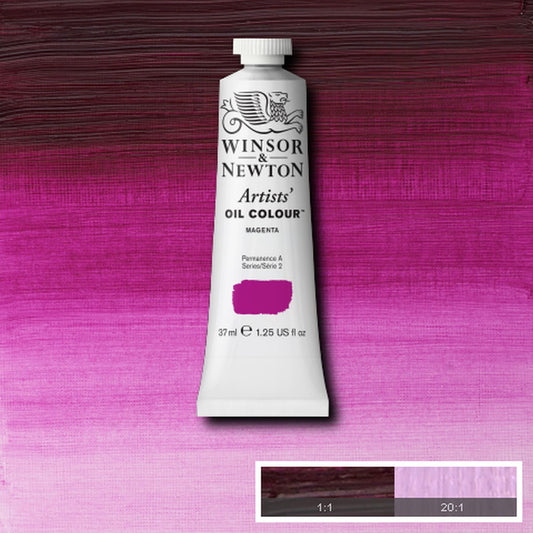 OLEO WINSOR NEWTON ARTISTS 037ML 380 MAGENTA S2