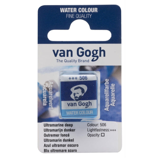 AQUARELA TALENS VAN GOGH HALF PAN 506 ULTRAMARINE DEEP