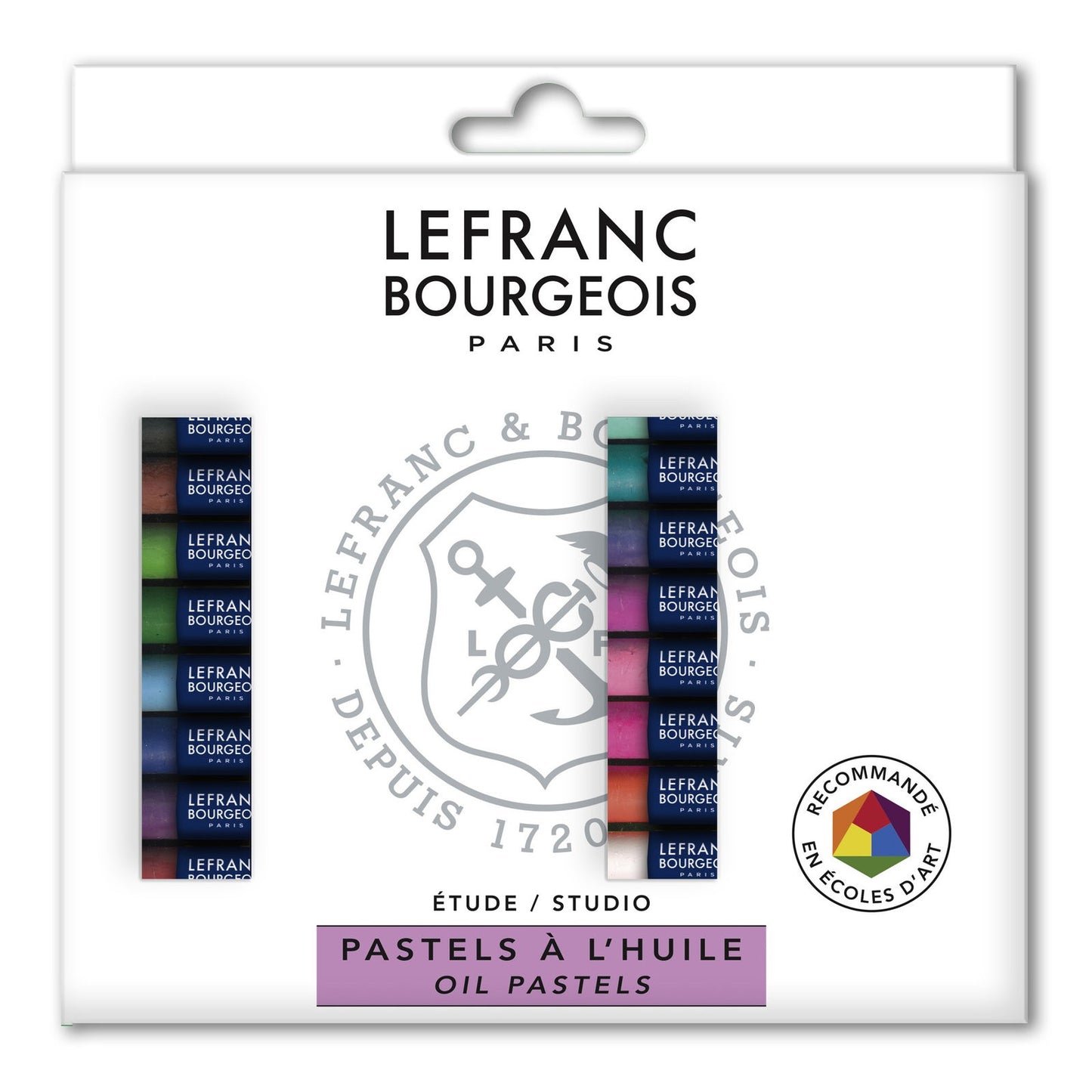 PASTEL OLEOSO LEFRANC BOURGEOIS 24 CORES 806310