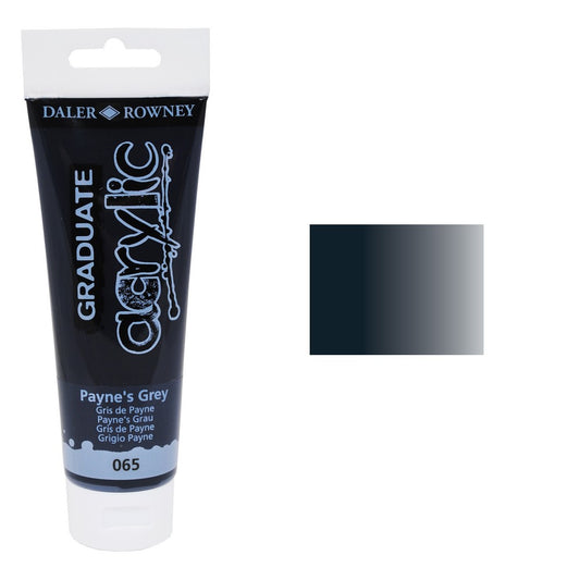 ACRILICA DALER ROWNEY GRADUATE 120ML 065 PAYNES GREY