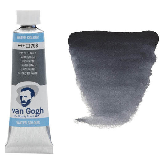 AQUARELA TALENS VAN GOGH 708 PAYNE'S GREY 10ML