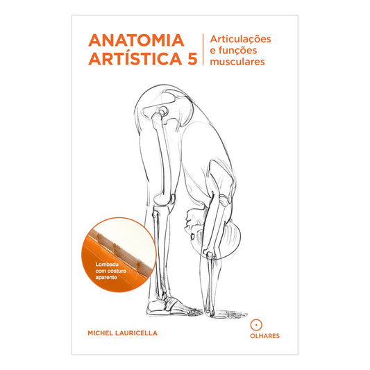 LIVRO "ANATOMIA ARTISTICA 5" ARTICULACOES  MICHEL LAURICELLA